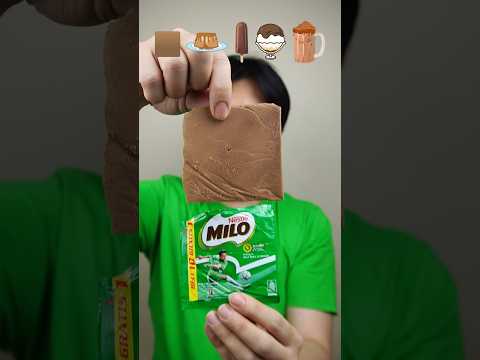MAKAN BERBAGAI KREASI MILO SESUAI EMOJI #asmr #mukbang