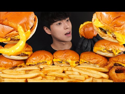 ASMR MUKBANG MCDONALD'S & BURGER KING & KFC BURGER EATING SOUNDS