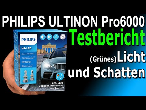 Philips Ultinon Pro6000 H7-LED Scheinwerferlampe mit Straßenzulassung, 230%  helleres Licht : : Auto & Motorrad