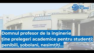 VIDEO Noi înregistrări cu ”Domn' profesor” de la Inginerie cum jignește studenții - Îi face "penibili, nesimțiți, șobolani" 1 video