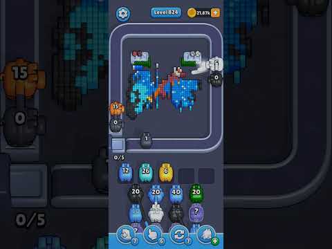 Pixel Flow Level 824 Walkthrough
