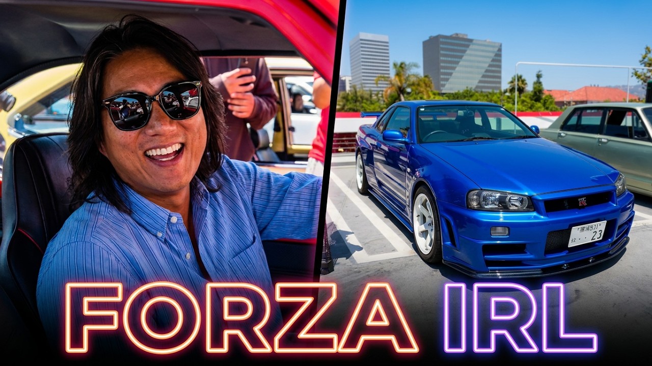 Sung Kang (Fast & Furious) @Forza IRL 🏎️🔥| Petersen Museum,  California 4K