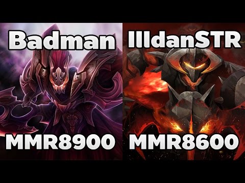 1st EU Badman(MMR:8900) vs 2nd EU Illidan.STR(MMR:8600) - Dota 2 RedArchon