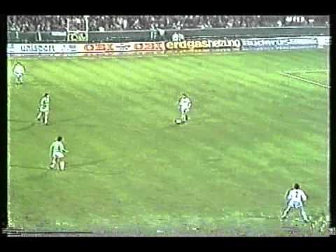 1987 November 25 Werder Bremen West Germany 2 Dinamo Tblissi USSR 1 UEFA Cup