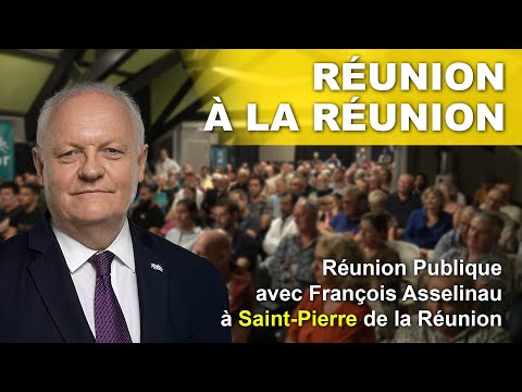 Réunion à la Réunion avec François Asselineau à Saint-Pierre de la Réunion
