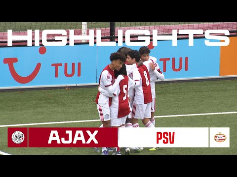 Scoring five great goals! ⚪️🔴⚪️ | Highlights Ajax O15 - PSV O15