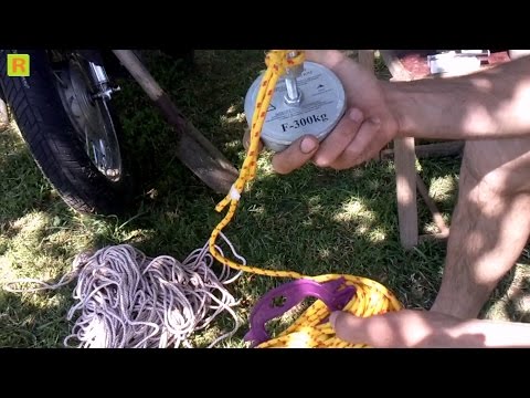 Тест поискового магнита F 300 кладоискатель