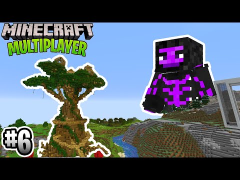 Zetro - NEW FANTASY TREE HOUSE BUILD In Minecraft Multiplayer Survival! - Episode 6!