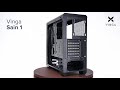 Корпус Vinga Sain 1 Miditower, Mini - ATX, Micro - ATX, ATX, без блоку живлення, 1xUSB 3.0, 2xUSB 2. SAIN-1 - відео