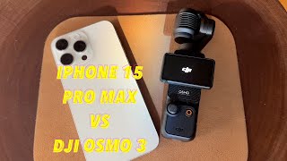 DJI Pocket 3 Vs iPhone 15 Pro Max 10bit HDR Night shots