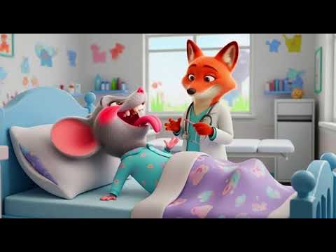 Oh No! The Mouse Has a Fever 🤒 | Funny Kids Cartoon Song