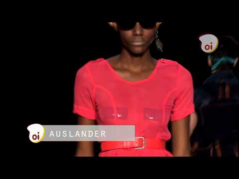 Oi Moda // Desfile Auslander - Fashion Rio Verão 2012