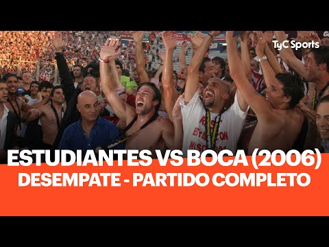 Estudiantes vs Boca (FINAL desempate Apertura 2006) - Partido COMPLETO