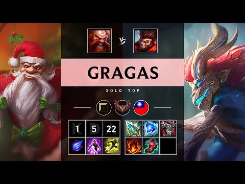 Gragas Top vs Wukong - TW Grandmaster Patch 25.17