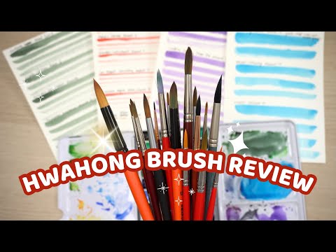 Korean Watercolor Brushes That Are Worth It | Hwahong