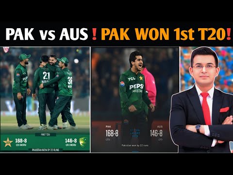 Pakistan vs Australia 1st T20 Full Match Analysis  Pakistan Won by 22 Runs | AUS Failed 168 Chase