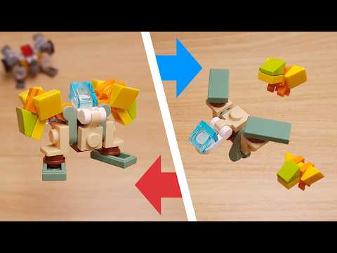 Mini LEGO 3 birds combining transformer robot Tweet-Tweet!