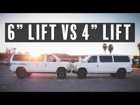 Ford Econoline Lift | 6" Vs 4" Lift