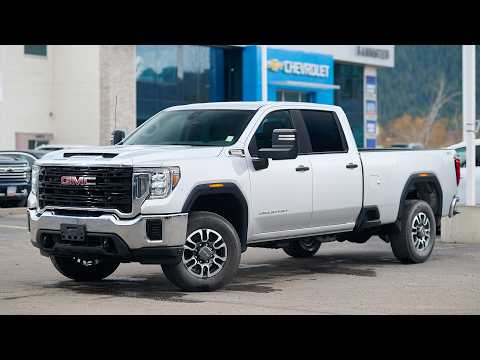 2023 GMC Sierra 3500HD 4WD Crew Cab Long Box Pro in Gray for sale at Salmon Arm Chevrolet Buick GMC in Salmon Arm, BC