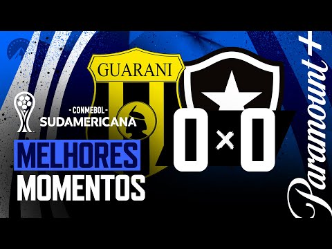 Gols e lances de Guarani - PAR x Botafogo