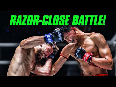 Wild Muay Thai Fight Between Ellis Badr Barboza 🇬🇧 & Aliff 🇹🇭🇲🇾