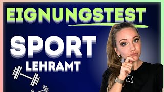 Sport Eignungstest Lehramt & DSHS Vorbereitung 🏃🏻‍♂️🏆 ONLINE & kinderleicht best