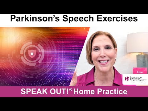 Parkinson’s Speech Exercises: CYBER SECURITY