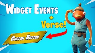 Custom Widget Buttons Event Directly in Verse - UEFN Tutorial