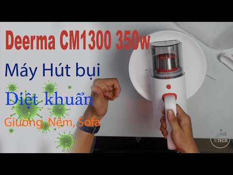 Dulkių siurblys Dulkių ir erkių siurblys su UV spinduliu Deerma CM1300 video