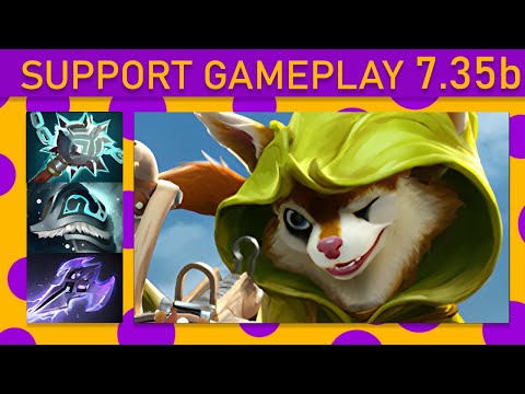 ⭐Xepher Hoodwink 15+ Kills! Support Gameplay 7.35b - Dota 2 Top MMR