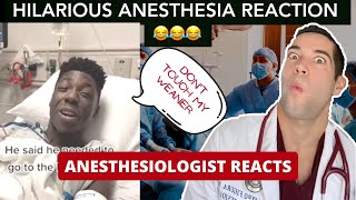 Don't touch my weaner | Hilarious Anesthesia Reaction - Anesthesiologist Reacts