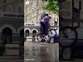 Street Trials stunt in front of Taj Mahal hotel by Ronn MTB