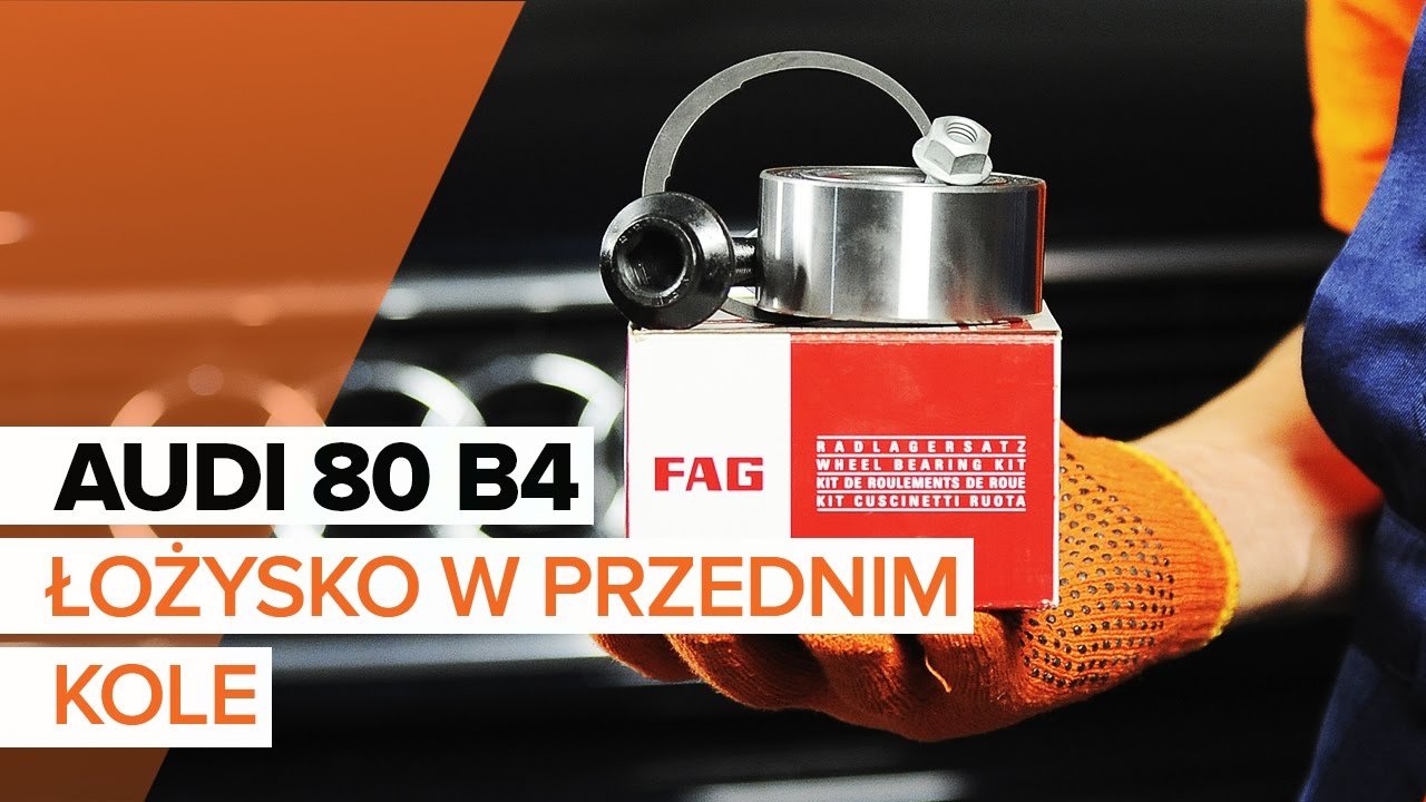 Jak wymienić łożysko koła przód w Audi 80 B4 - poradnik naprawy