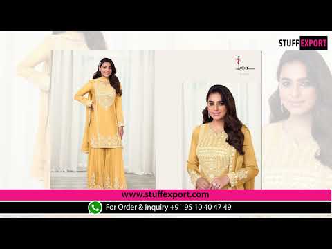 Eba Lifestyle Maria Vol-2 Heavy Designer Embroidery Chinon Salwar Suit Catalog Dealer