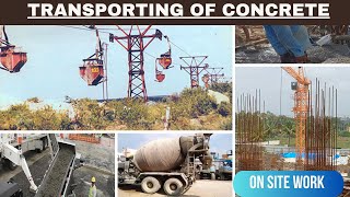 Concrete Production! transporting of concrete! Mode of transporting concrete!  @SmartEngineerStudy