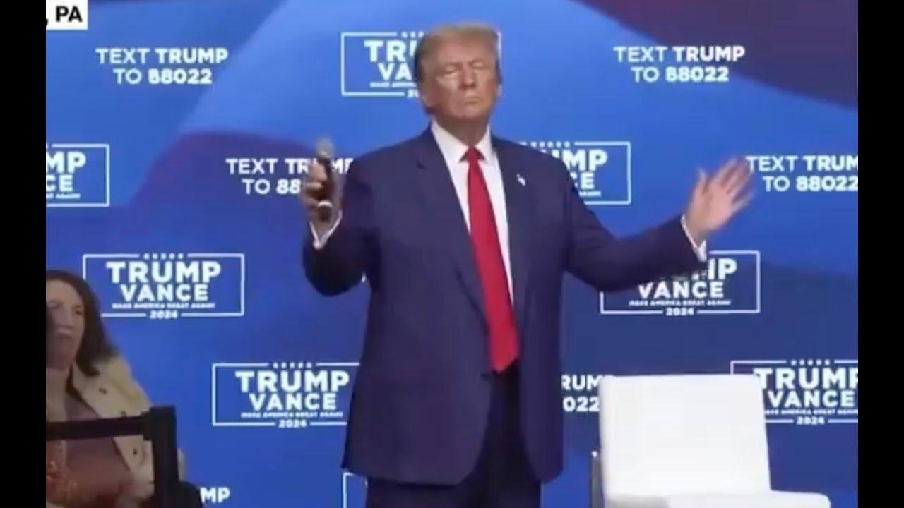 Trump rally ENDS as Trump has BIZARRE episode on stage