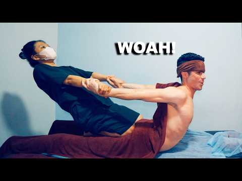 ASMR: Amazing Vietnamese THAI-SHIATSU Oil Massage Combined with Tools!