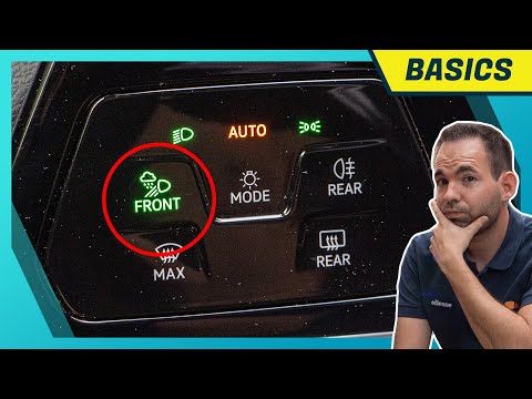 Was ist die "Front" Taste am Scheinwerfer Bedienfeld? Schlechtwetterlicht erklärt