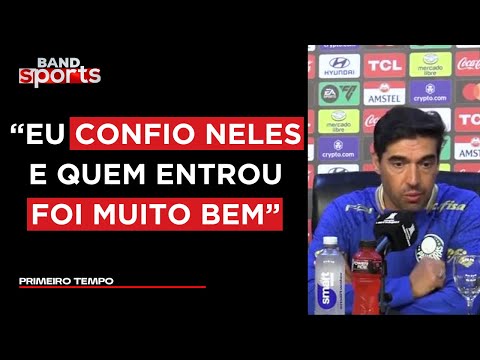 ABEL FERREIRA ELOGIA JOGADORES EM COLETIVA APÓS EMPATE DO PALMEIRAS NA LIBERTADORES | PRIMEIRO TEMPO