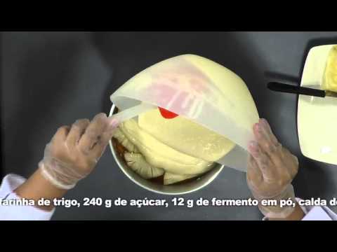 Receitas Bom Sabor - Bolo Caramelado de Abacaxi Gelado