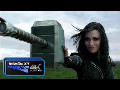 Hela Destroys Thor's Hammer / Mjolnir | 60FPS | Thor 3 - Ragnarok (2017)