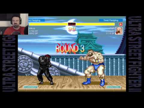 Ultra Street Fighter 2 Pro Controller Online MP pt10 - Gief Gets Lagged Out