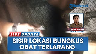 Demi Sisir Temuan Bungkus Obat Ilegal di Alun-alun Majalengka, Polisi Rela Diguyur Hujan Malam Hari