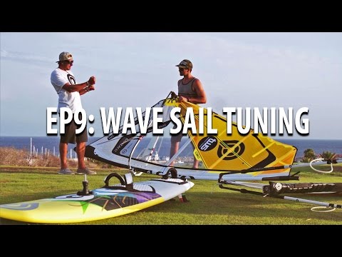 TWS Wave Technique Series - Ep 9: Wave sail tune, downhaul, outhaul, boom, batten, windsurfing
