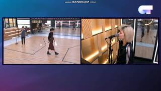 Natalia y Miki cantando Shallow OT18