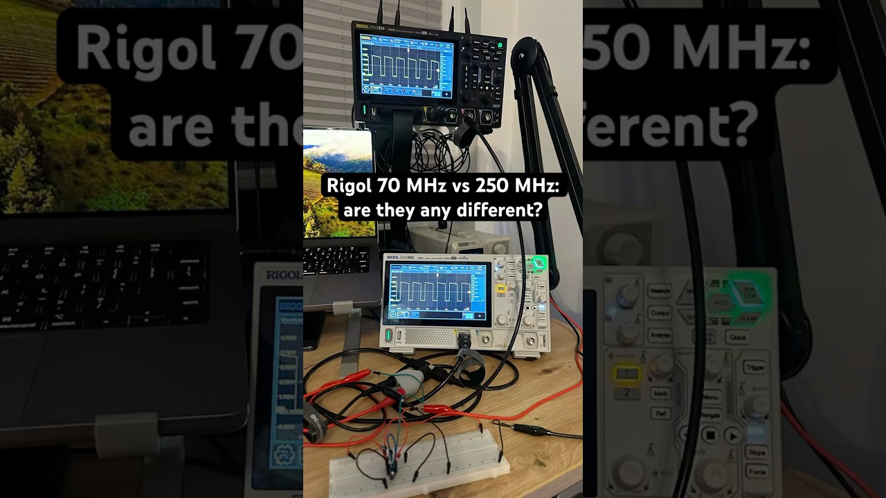 Are 70 and 250 MHz oscilloscopes that different? DHO802 vs DHO924