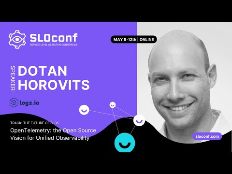 SLOconf 2022: Dotan Horovits - OpenTelemetry the Open Source Vision for Unified Observability