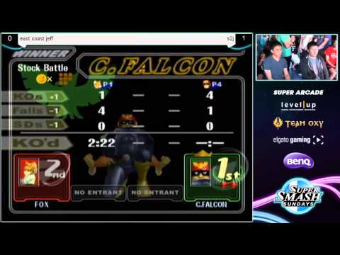 SSS 22 - East Coast Jeff (Fox) Vs. S2J (Captain Falcon) - Pools