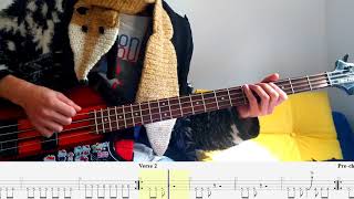 Oh, The Guilt – Nirvana – Bass cover with tabs (4k)