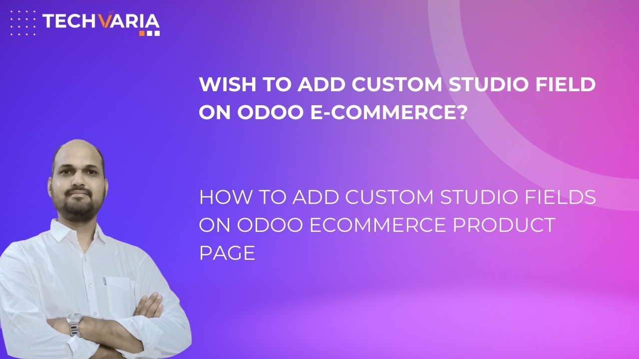 How to add custom studio fields on Odoo ecommerce product page